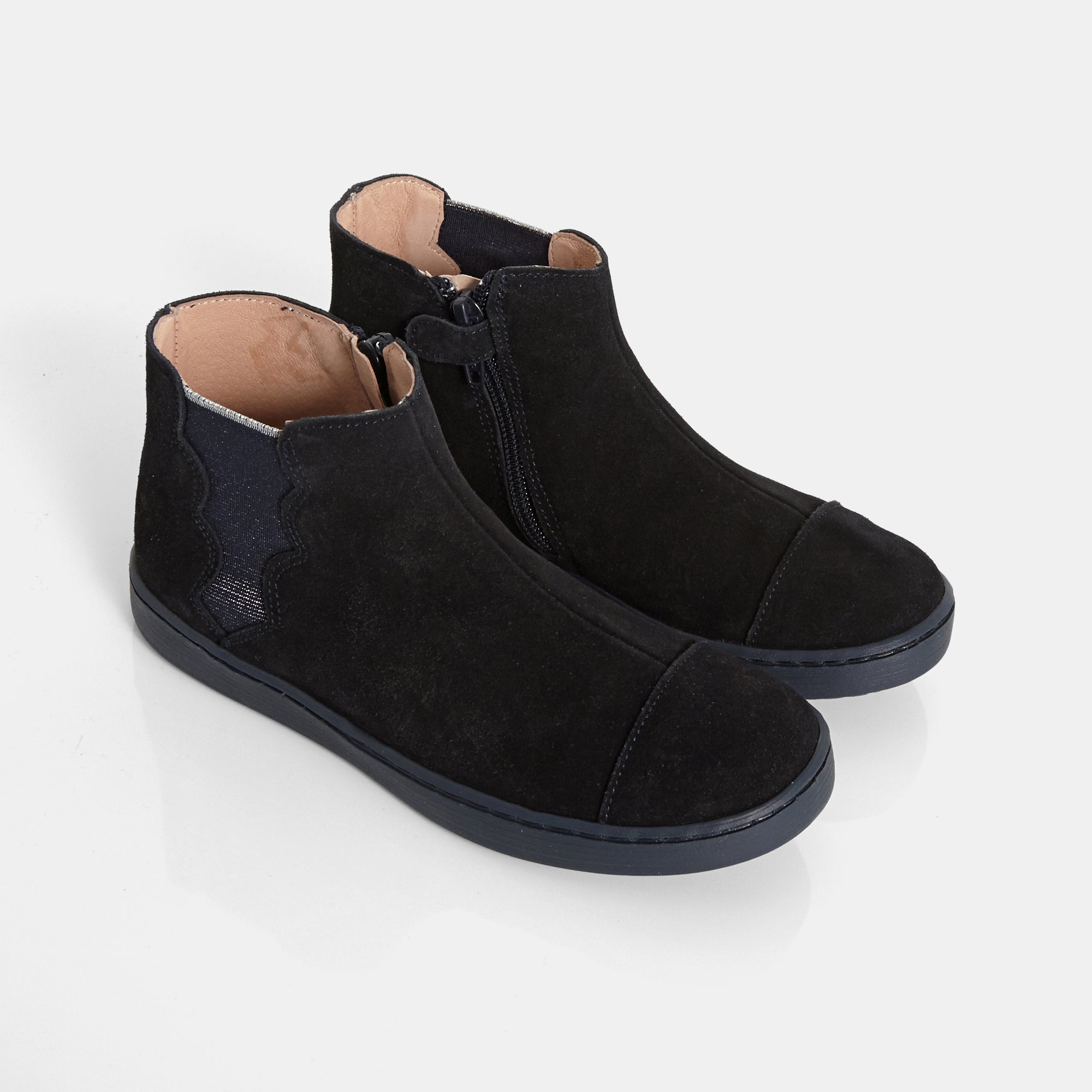 2 QTY / MARINE JACADI CHAUSSURES CUIR ELEONORE