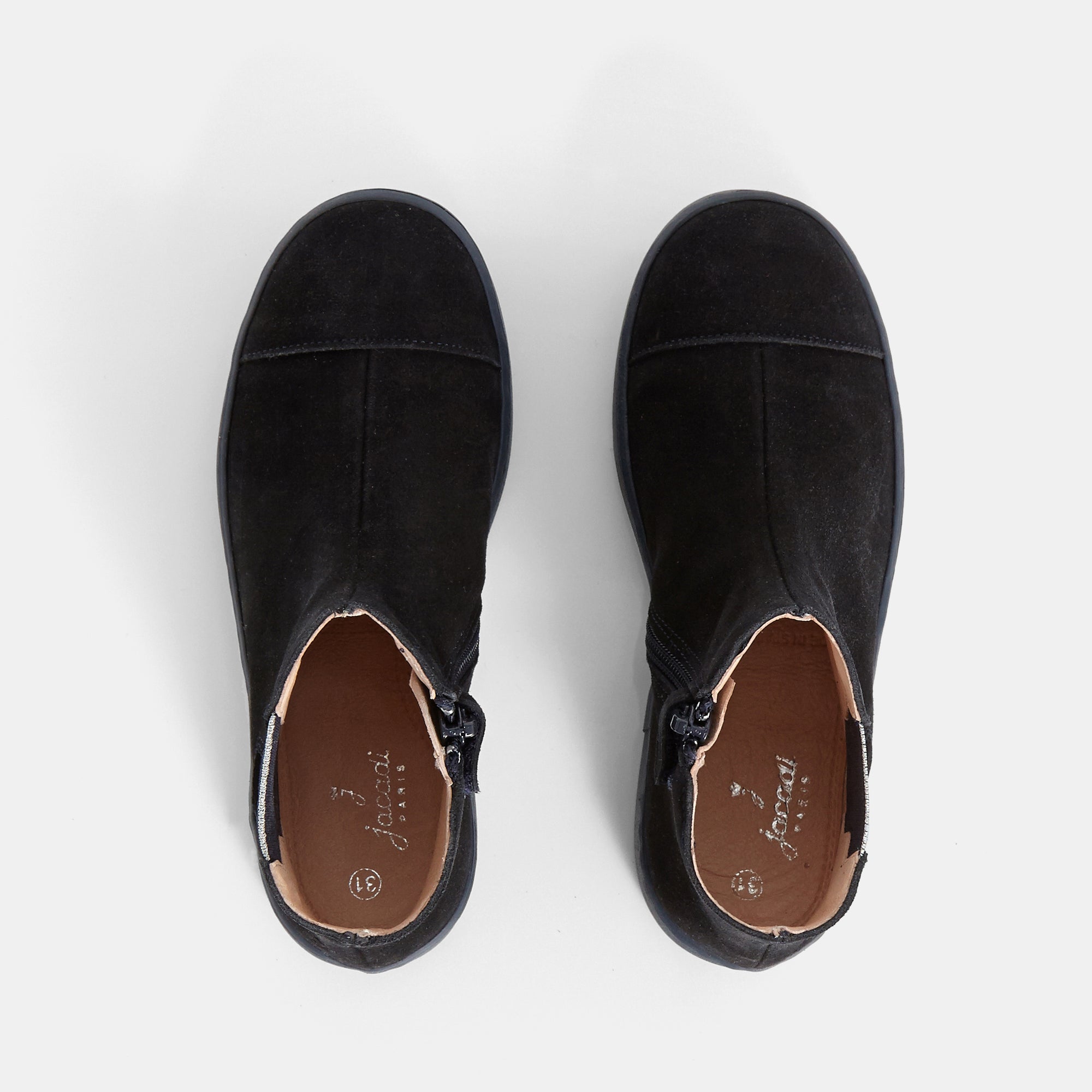 2 QTY / MARINE JACADI CHAUSSURES CUIR ELEONORE