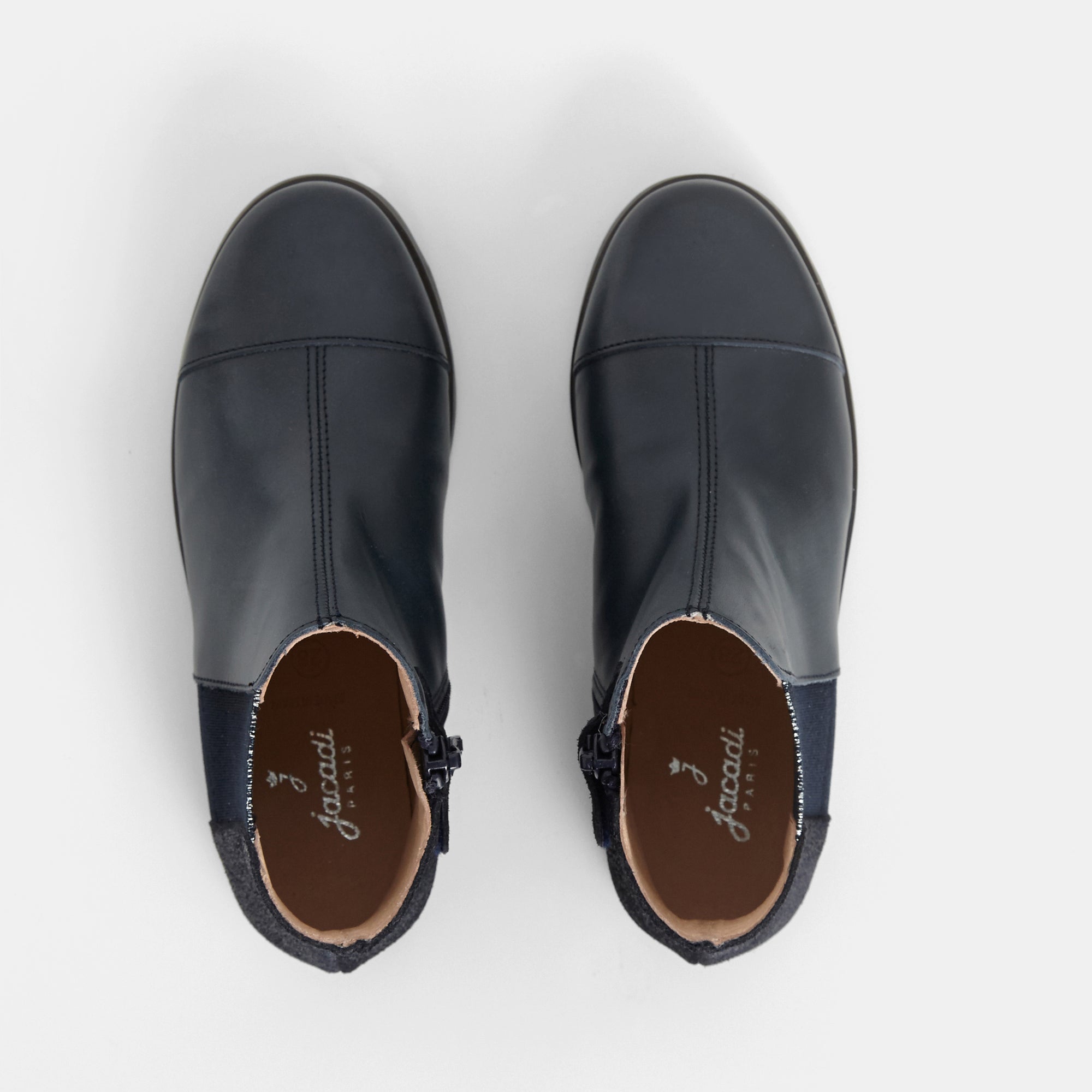 3 QTY / MARINE JACADI CHAUSSURES CUIR LOUISE