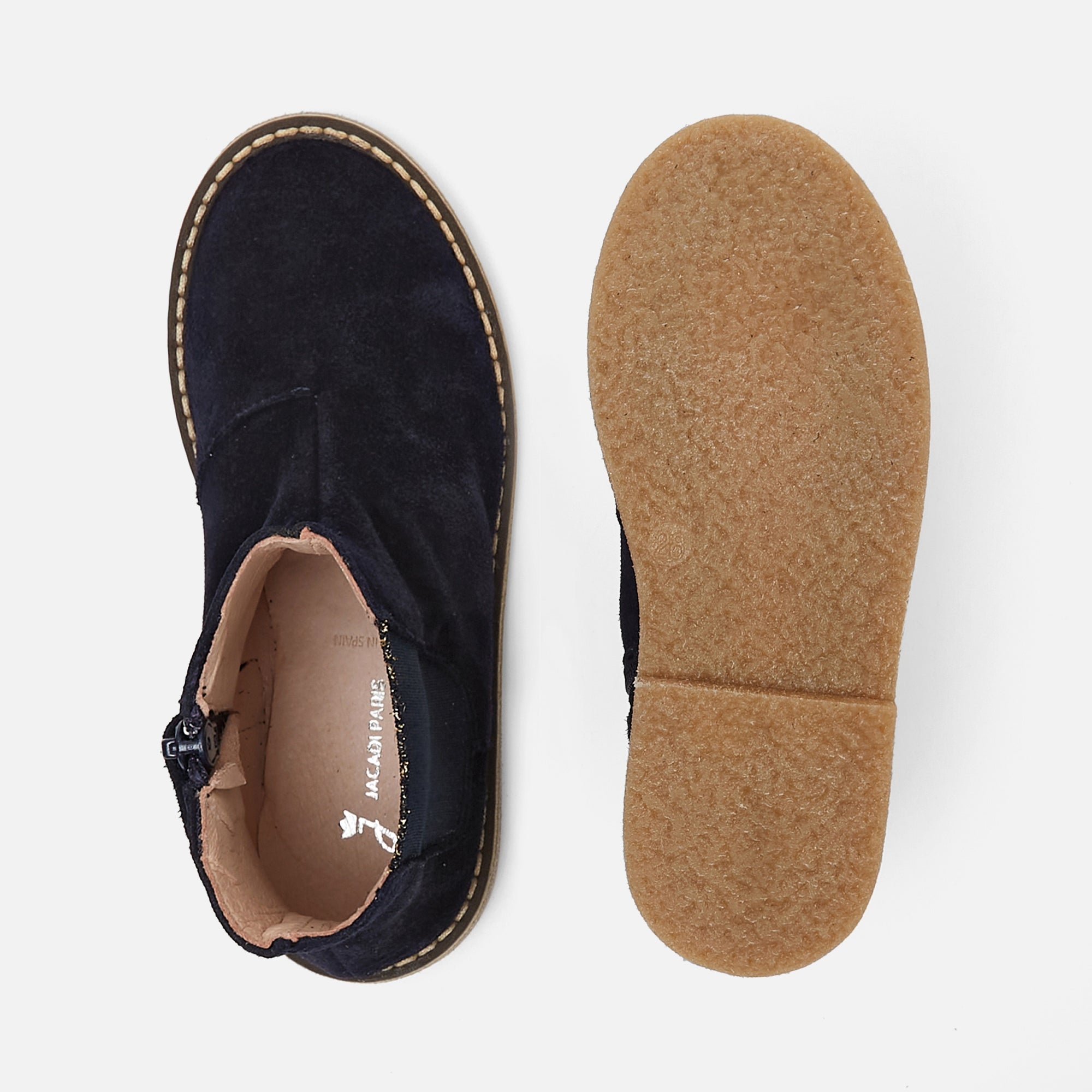 0 QTY / MARINE JACADI CHAUSSURES CUIR ELOISE