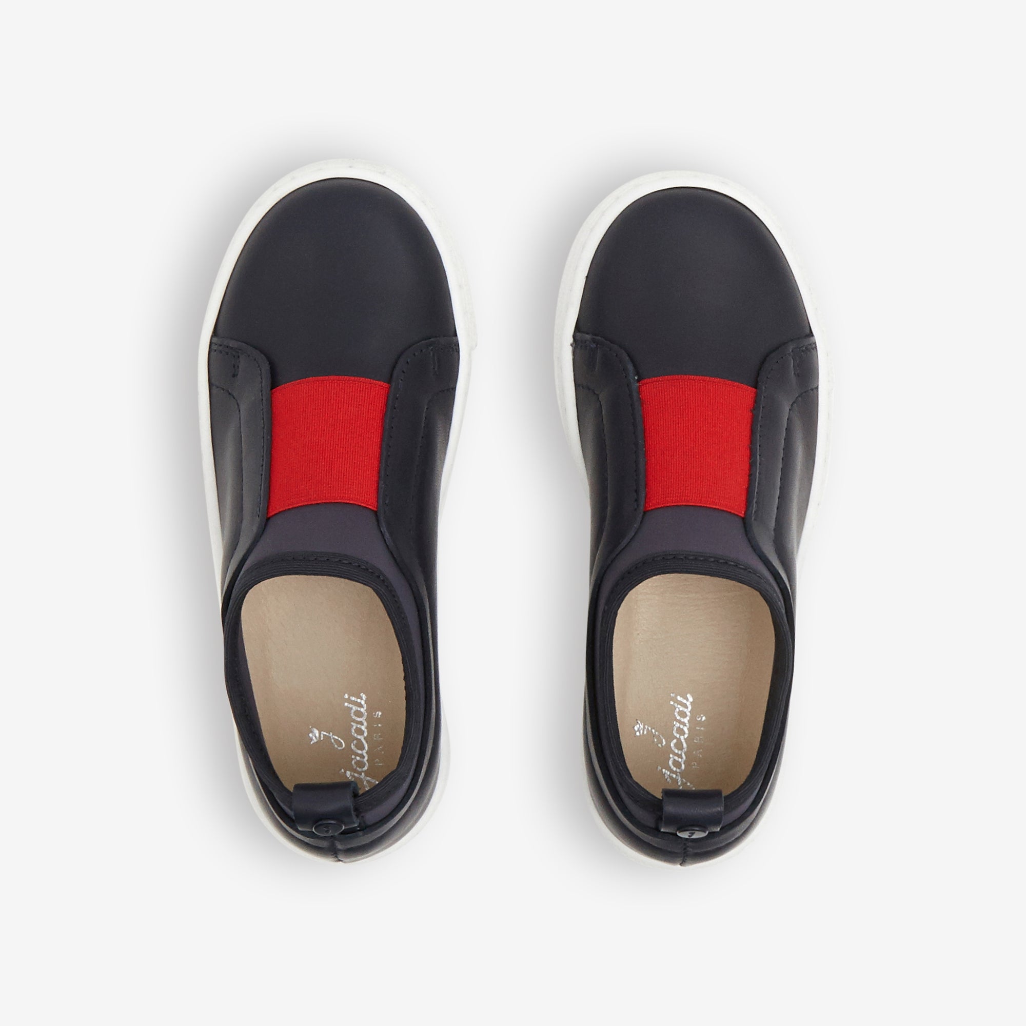 0 QTY / MARINE JACADI CHAUSSURES CUIR ELVIS