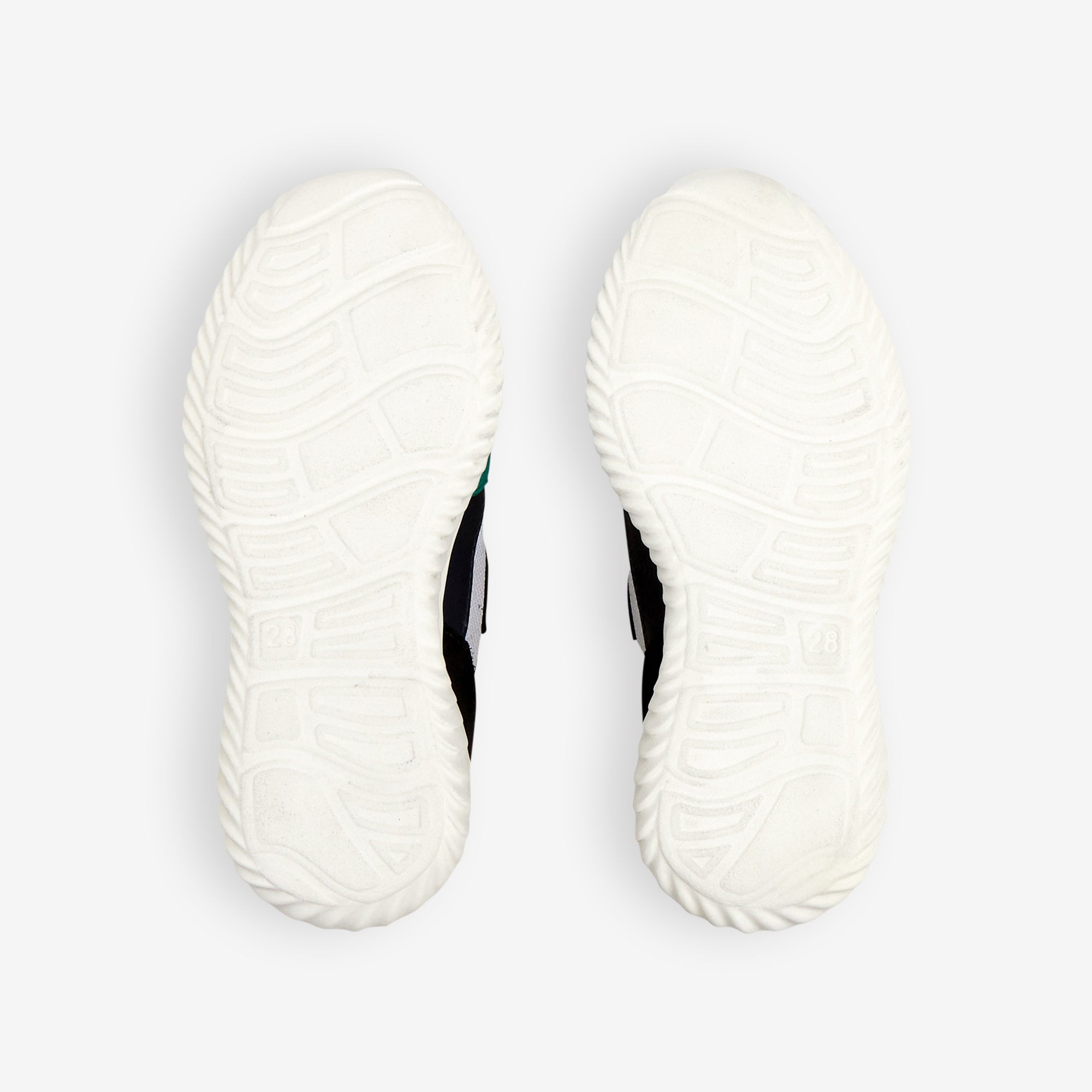 50 QTY / BLANC/VERT CHAUSSURES CUIR ECLAIR