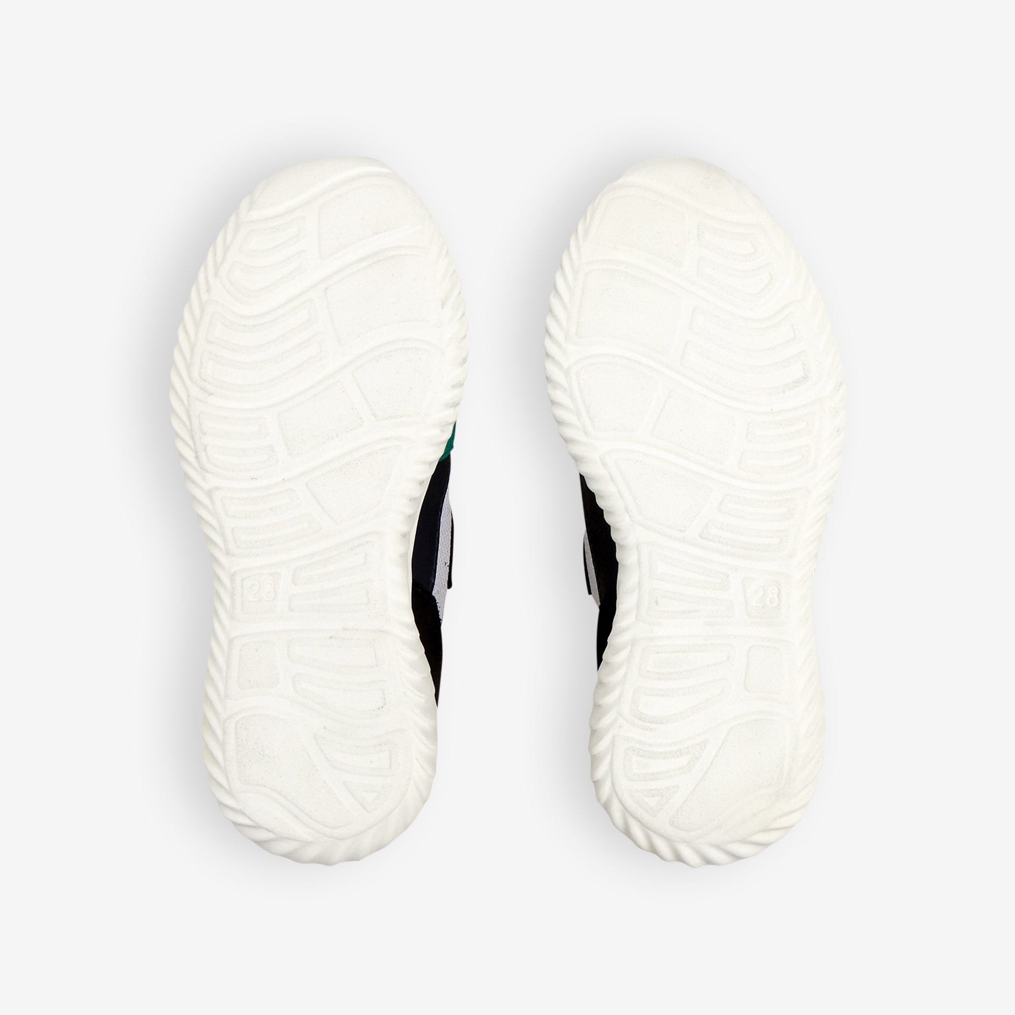 Leather Eclair trainers - White & Green