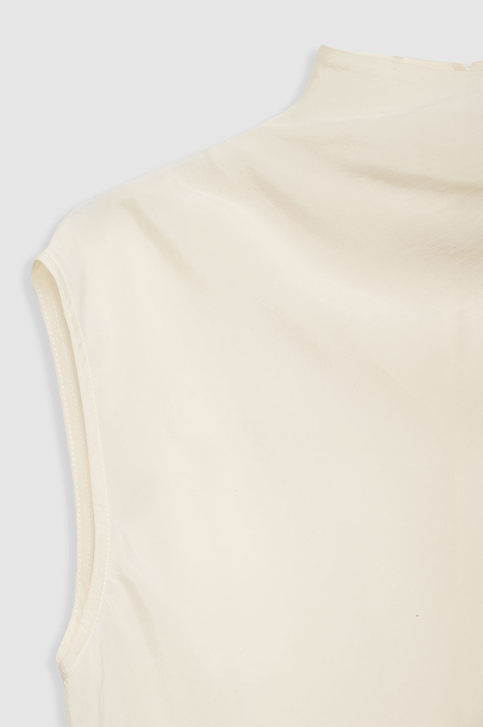 Top Ianna en soie mélangée - Off White