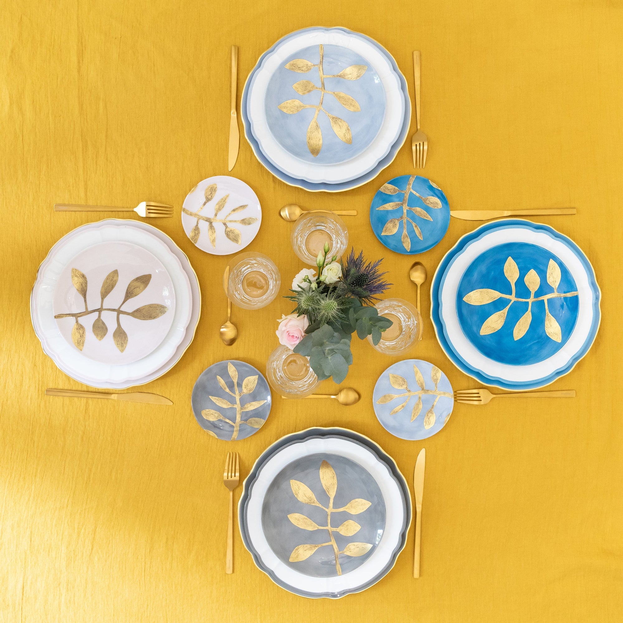 Assiette à dessert Daphne - Ardoise