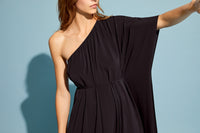 NOIR GÉORGIE ROBE LONGUE