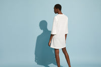 SILK SORBET ROBE COURTE