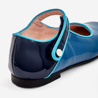 BLEU RIVAGE DANELLE CUIR VERNIS