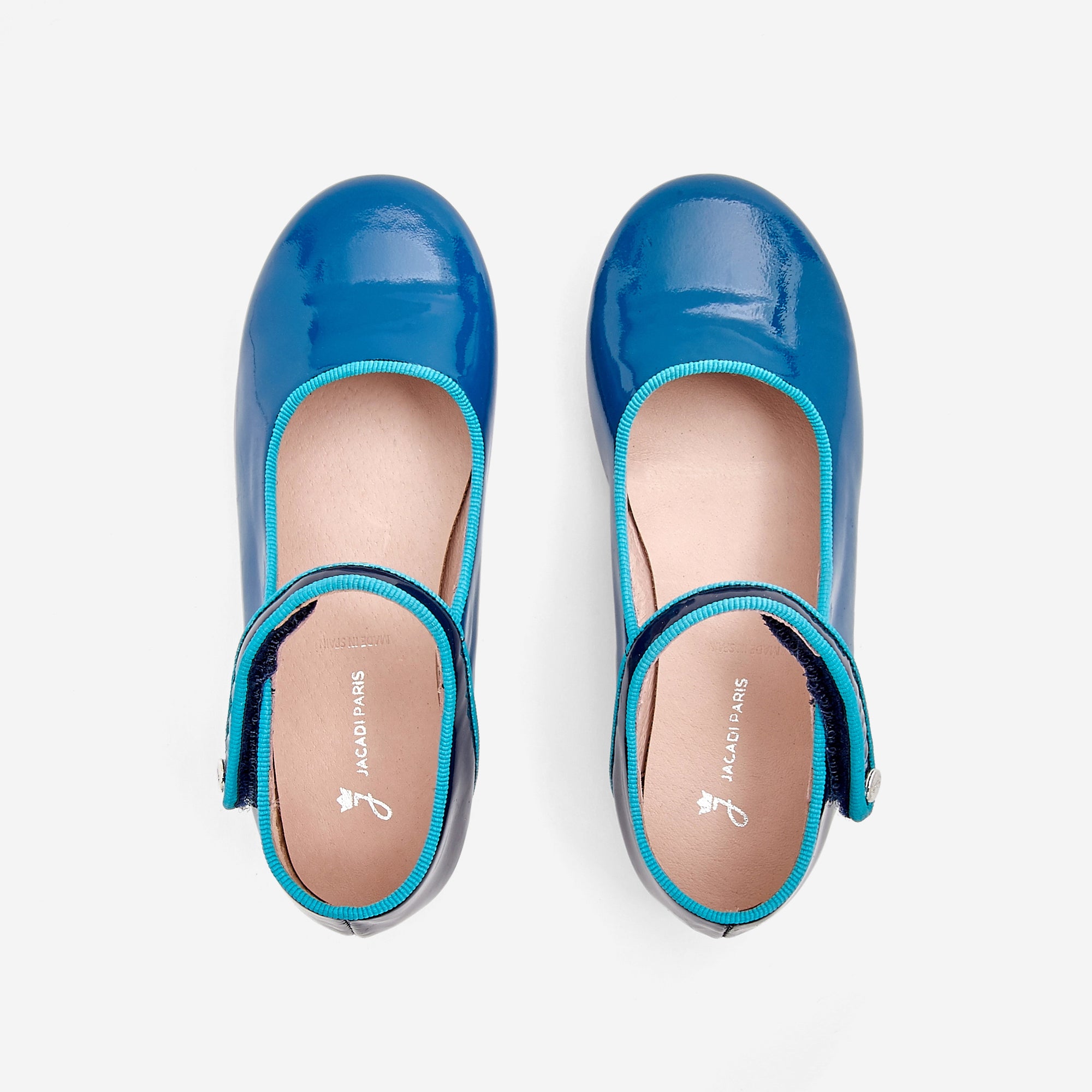 21 QTY / BLEU RIVAGE CHAUSSURES CUIR DANELLE CUIR VERNIS