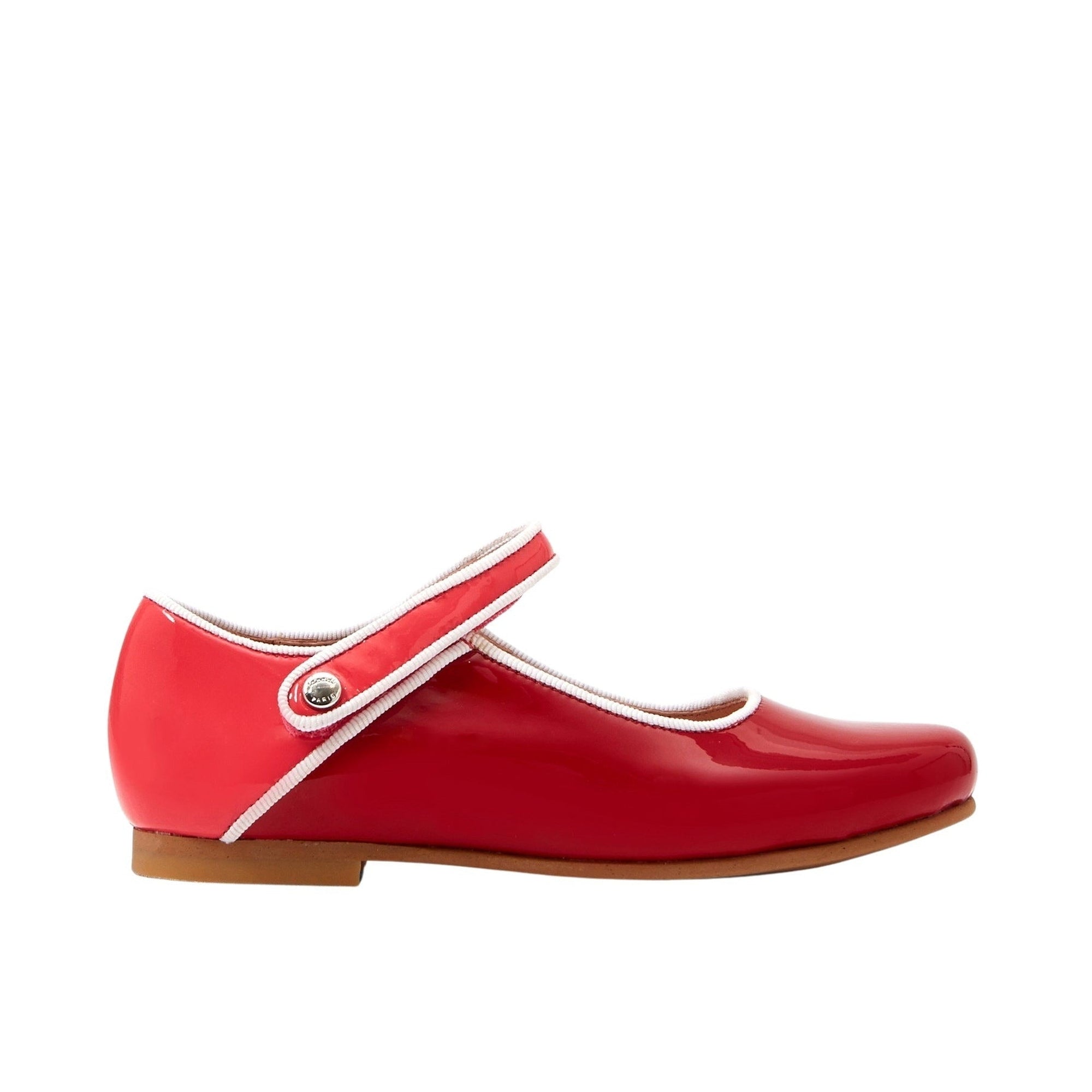 6 QTY / BORDEAUX/ROSE CHAUSSURES CUIR DANELLE CUIR VERNIS