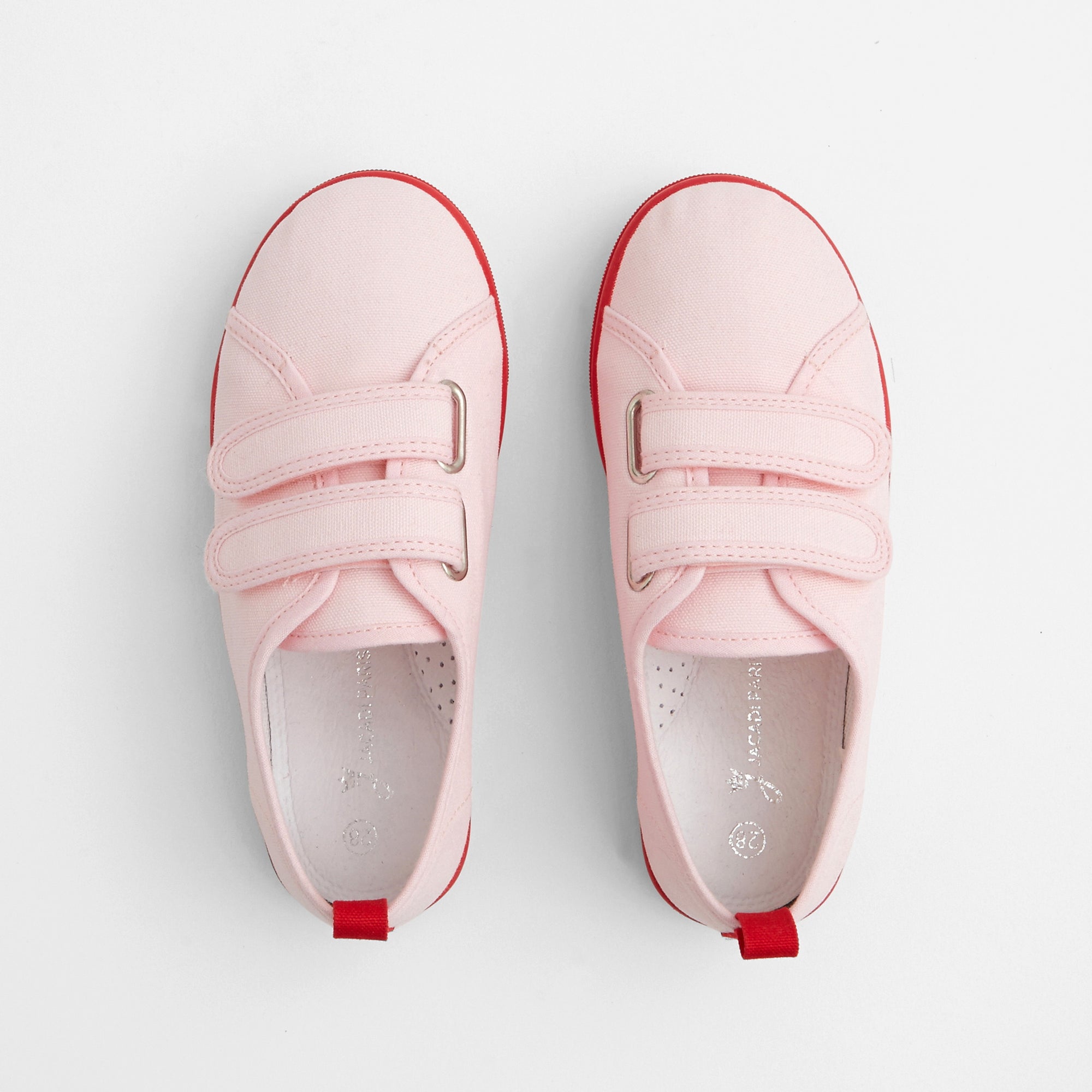 186 QTY / ROSE CHAUSSURES TOILE SACRIPANT BIS