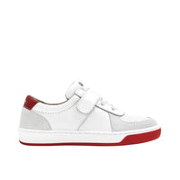 1 QTY / BLANC/ROUGE CHAUSSURES CUIR DONOVAN