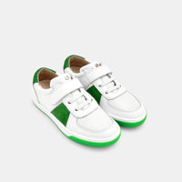 0 QTY / BLANC/VERT CHAUSSURES CUIR DONOVAN