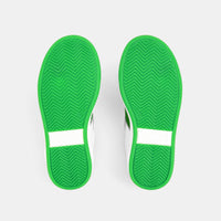 0 QTY / BLANC/VERT CHAUSSURES CUIR DONOVAN