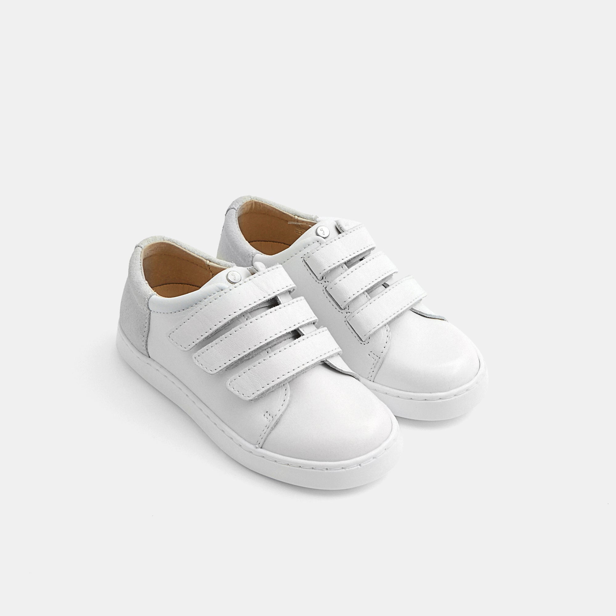 2 QTY / BLANC JACADI CHAUSSURES CUIR ETHAN BIS