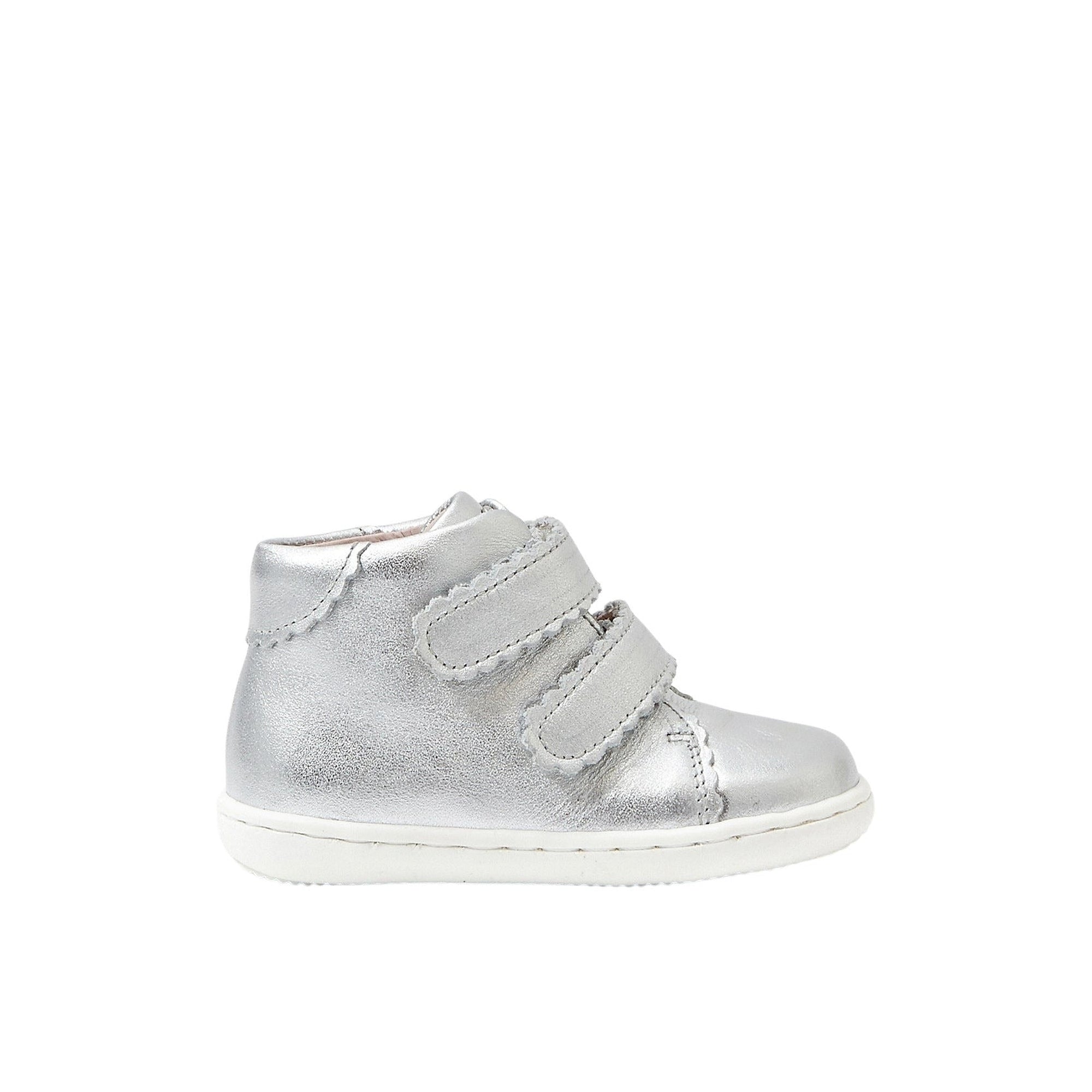 0 QTY / ARGENT CHAUSSURES CUIR DONNA