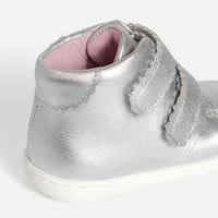 0 QTY / ARGENT CHAUSSURES CUIR DONNA