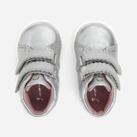 0 QTY / ARGENT CHAUSSURES CUIR DONNA
