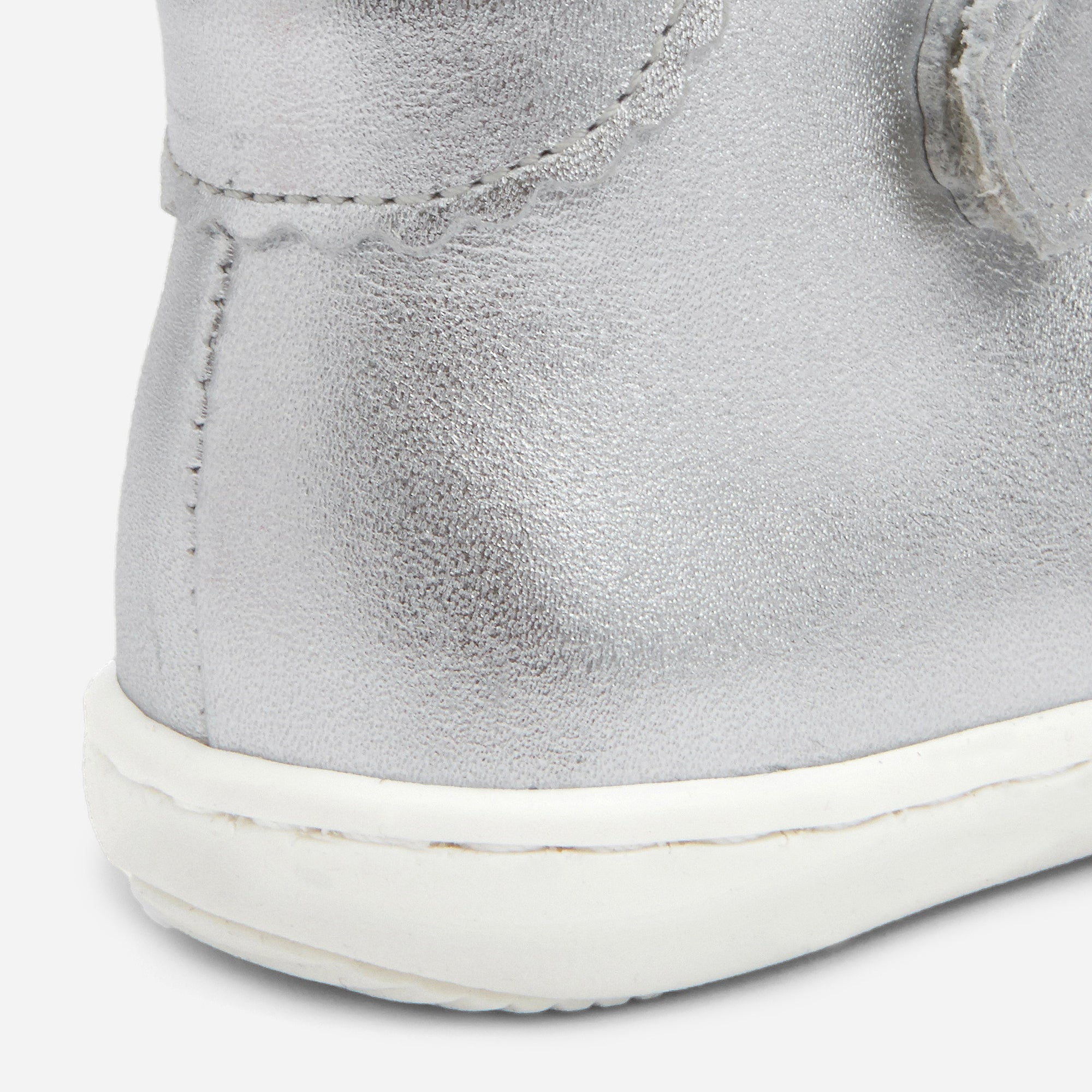 0 QTY / ARGENT CHAUSSURES CUIR DONNA