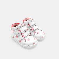 1 QTY / BLANC/MULTICO CHAUSSURES CUIR DONNA