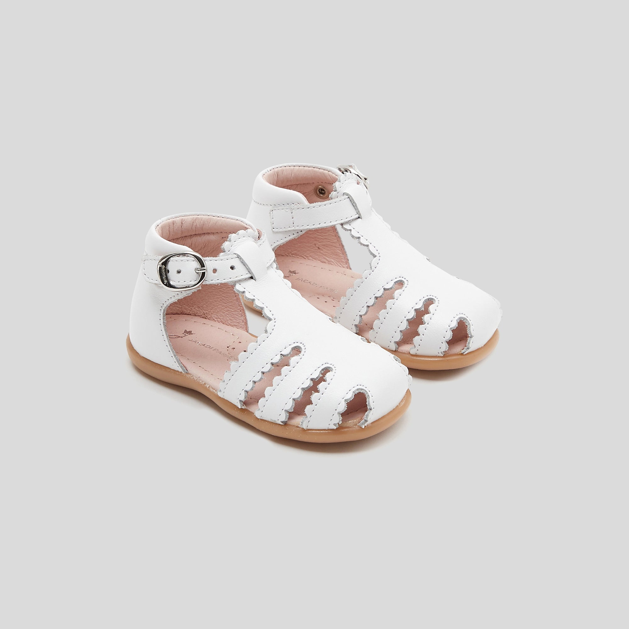0 QTY / BLANC JACADI CHAUSSURES CUIR DUNE