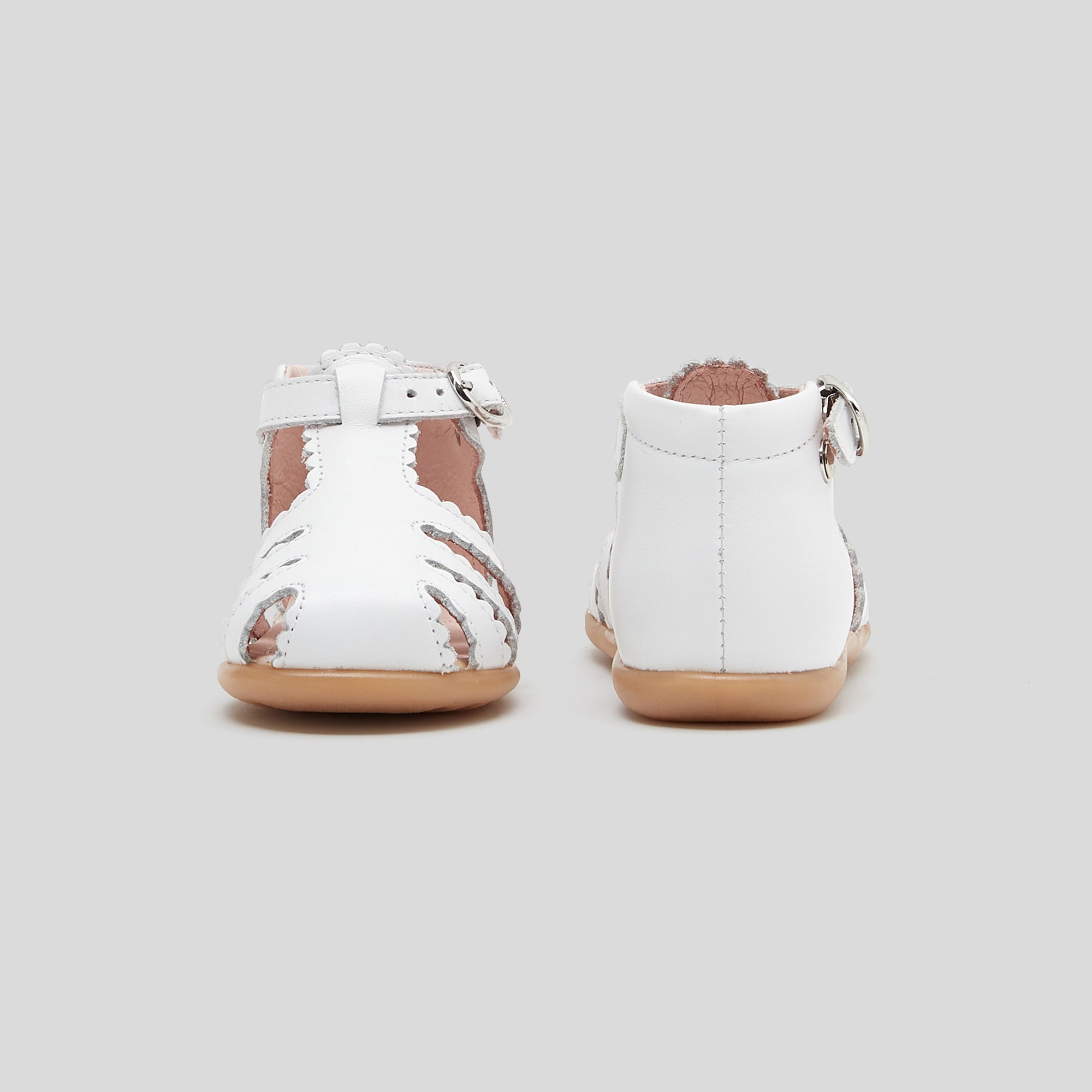 0 QTY / BLANC JACADI CHAUSSURES CUIR DUNE