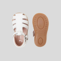 0 QTY / BLANC JACADI CHAUSSURES CUIR DUNE
