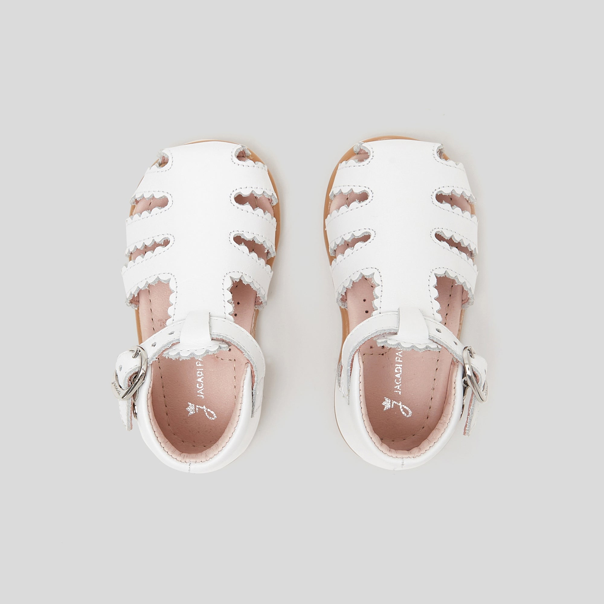 0 QTY / BLANC JACADI CHAUSSURES CUIR DUNE