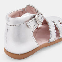 1 QTY / ARGENT CHAUSSURES CUIR DUNE