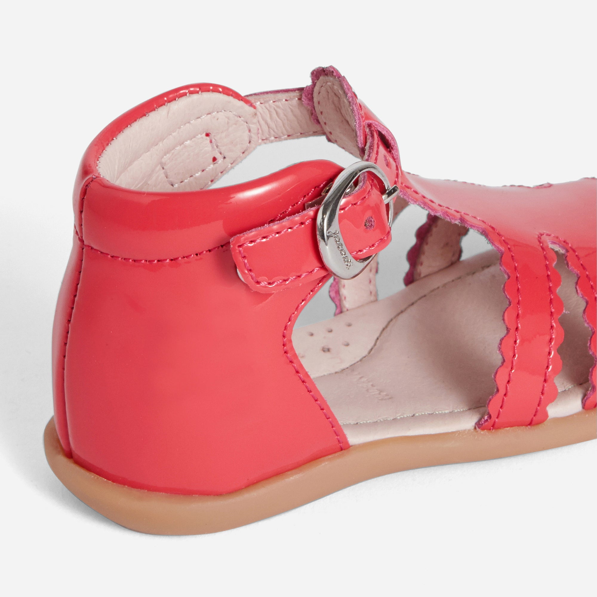 5 QTY / ROSE THE FONCE CHAUSSURES CUIR DUNE VERNIS