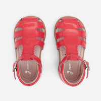 5 QTY / ROSE THE FONCE CHAUSSURES CUIR DUNE VERNIS