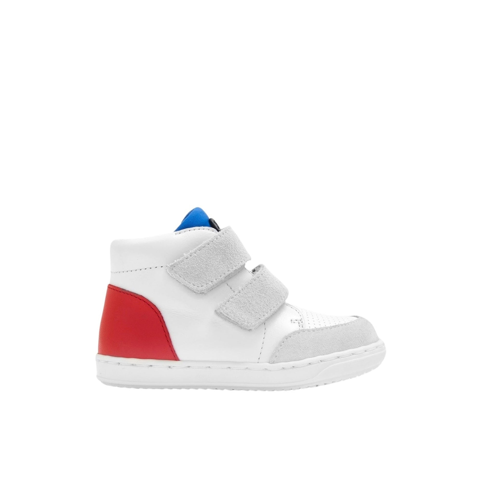 7 QTY / BLANC/MULTICO CHAUSSURES CUIR DOUGLAS