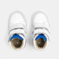 7 QTY / BLANC/MULTICO CHAUSSURES CUIR DOUGLAS