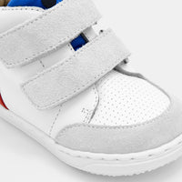 7 QTY / BLANC/MULTICO CHAUSSURES CUIR DOUGLAS
