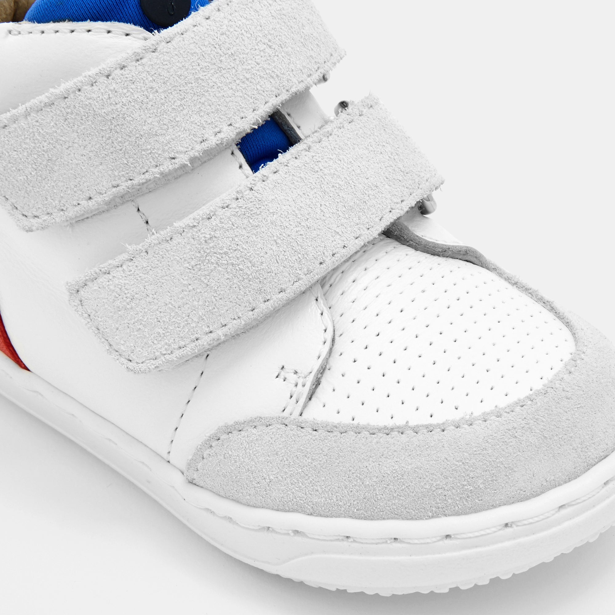7 QTY / BLANC/MULTICO CHAUSSURES CUIR DOUGLAS