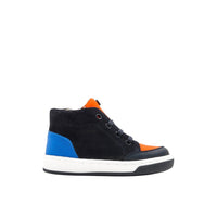 2 QTY / MARINE/ORANGE CHAUSSURES CUIR EUGENE