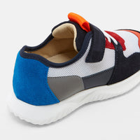 0 QTY / BLANC/MULTICO CHAUSSURES CUIR ECLAIR