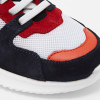 0 QTY / BLANC/MULTICO CHAUSSURES CUIR ECLAIR