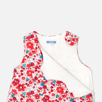 52 QTY / MULTICO PUERICULTURE LINGE DE LIT GIGOTEUSE 0-6M LIBERTY PETITE CERISE