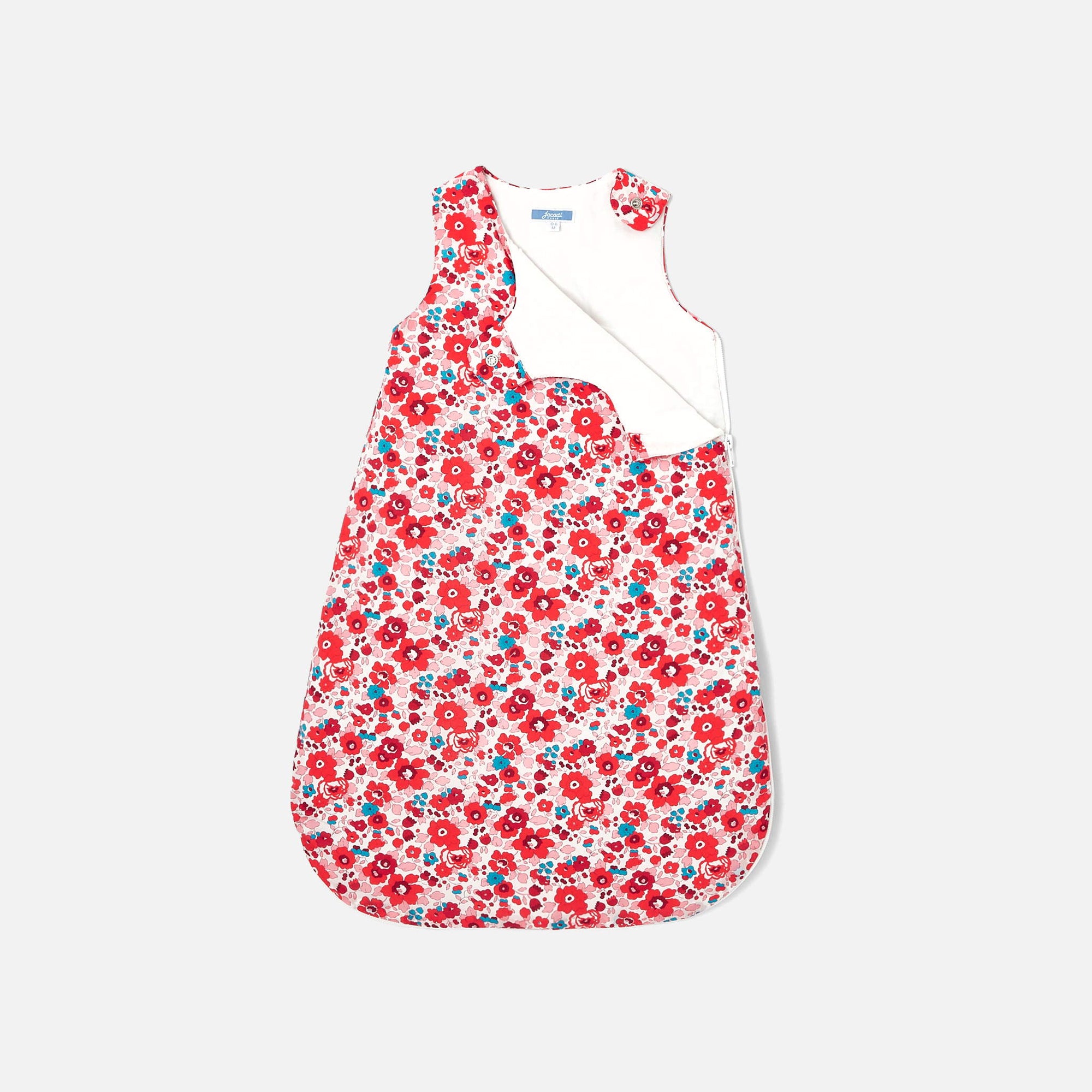 52 QTY / MULTICO PUERICULTURE LINGE DE LIT GIGOTEUSE 0-6M LIBERTY PETITE CERISE