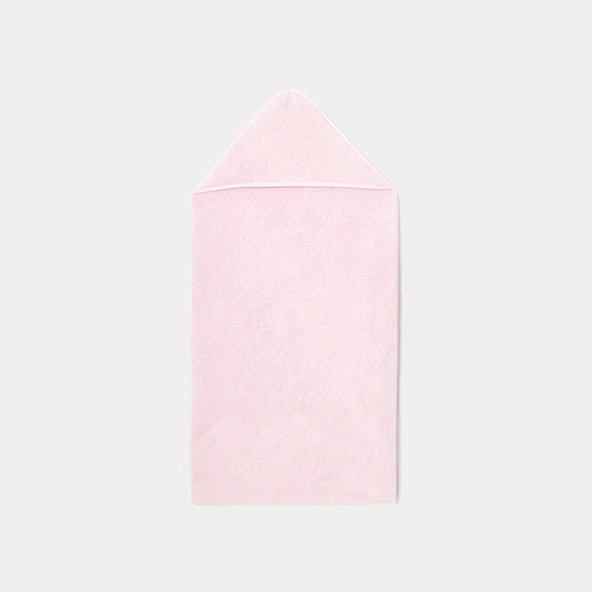 0 QTY / ROSE PALE  PUERICULTURE BAIN PARURE SORTIE DE BAIN PETITE CERISE