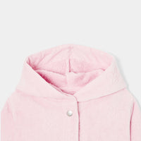 24 QTY / ROSE PALE  PUERICULTURE BAIN PEIGNOIR PETITE CERISE