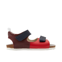 46 QTY / ROUGE/MULTICO CHAUSSURES CUIR SURF BIS