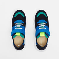 0 QTY / BLEU/VERT CHAUSSURES CUIR ECLAIR WEB