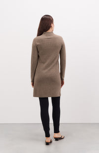 Robe tunique en cachemire - Marron