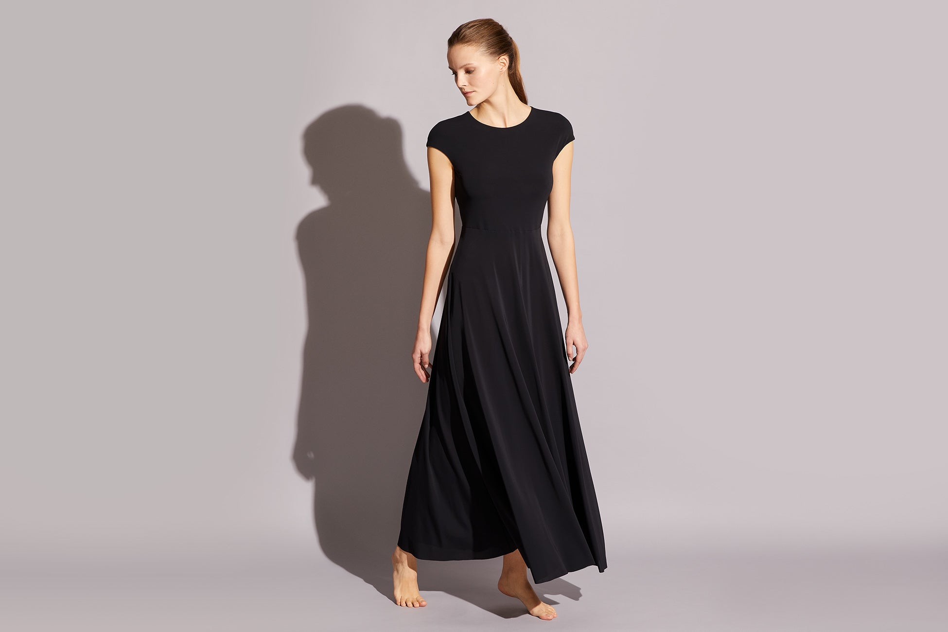 NOIR CINÉMA ROBE LONGUE