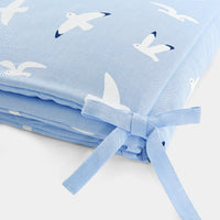 171 QTY / BLEU/BLANC PUERICULTURE LINGE DE LIT TOUR DE LIT PETIT MARIN