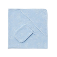 0 QTY / BLEU CLAIR  PUERICULTURE BAIN PARURE SORTIE DE BAIN PETIT MARIN