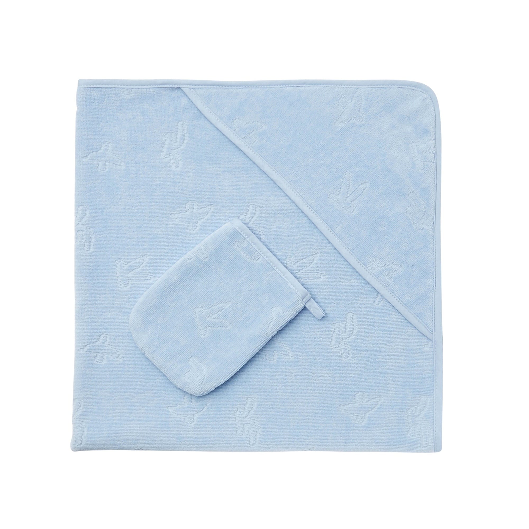 0 QTY / BLEU CLAIR  PUERICULTURE BAIN PARURE SORTIE DE BAIN PETIT MARIN