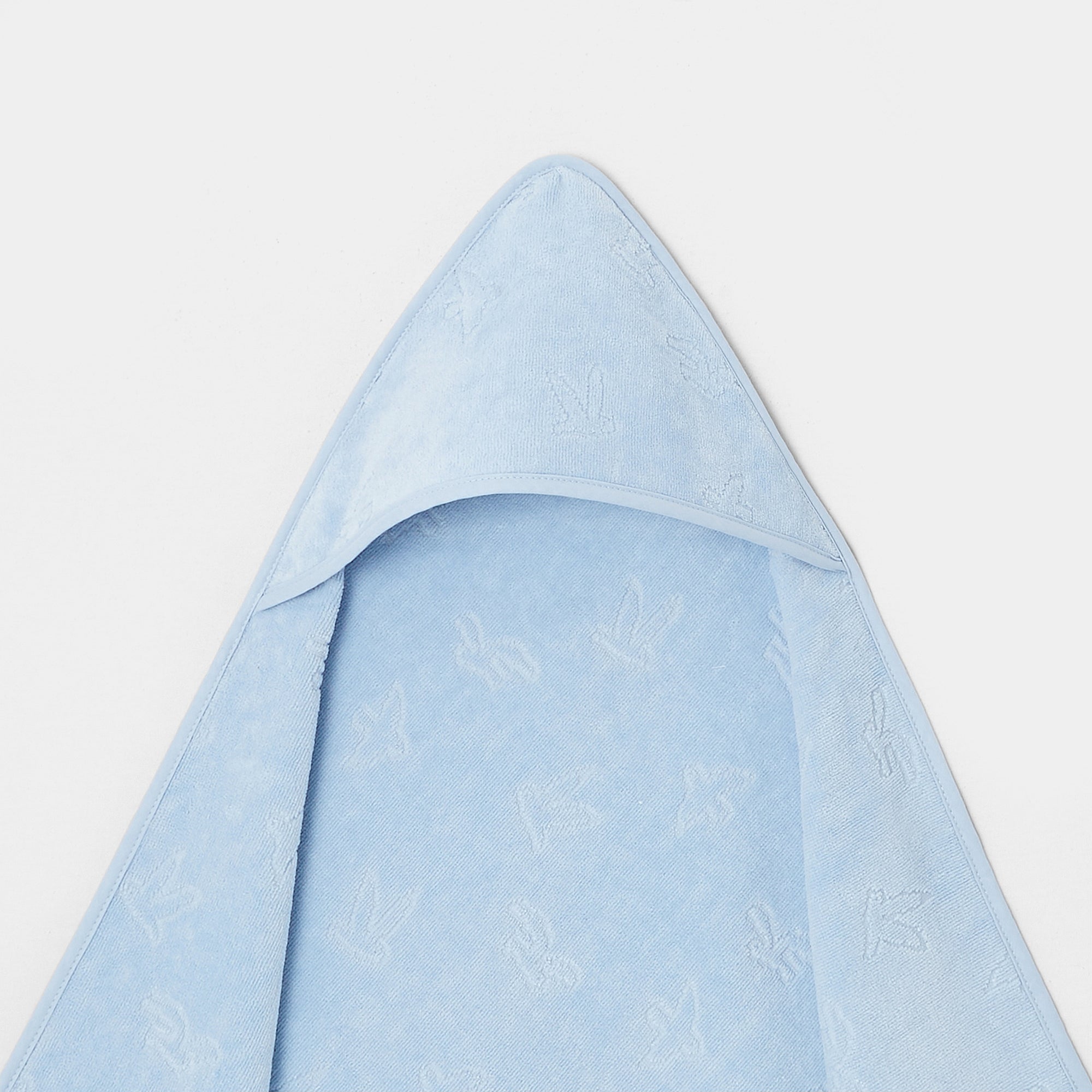 0 QTY / BLEU CLAIR  PUERICULTURE BAIN PARURE SORTIE DE BAIN PETIT MARIN